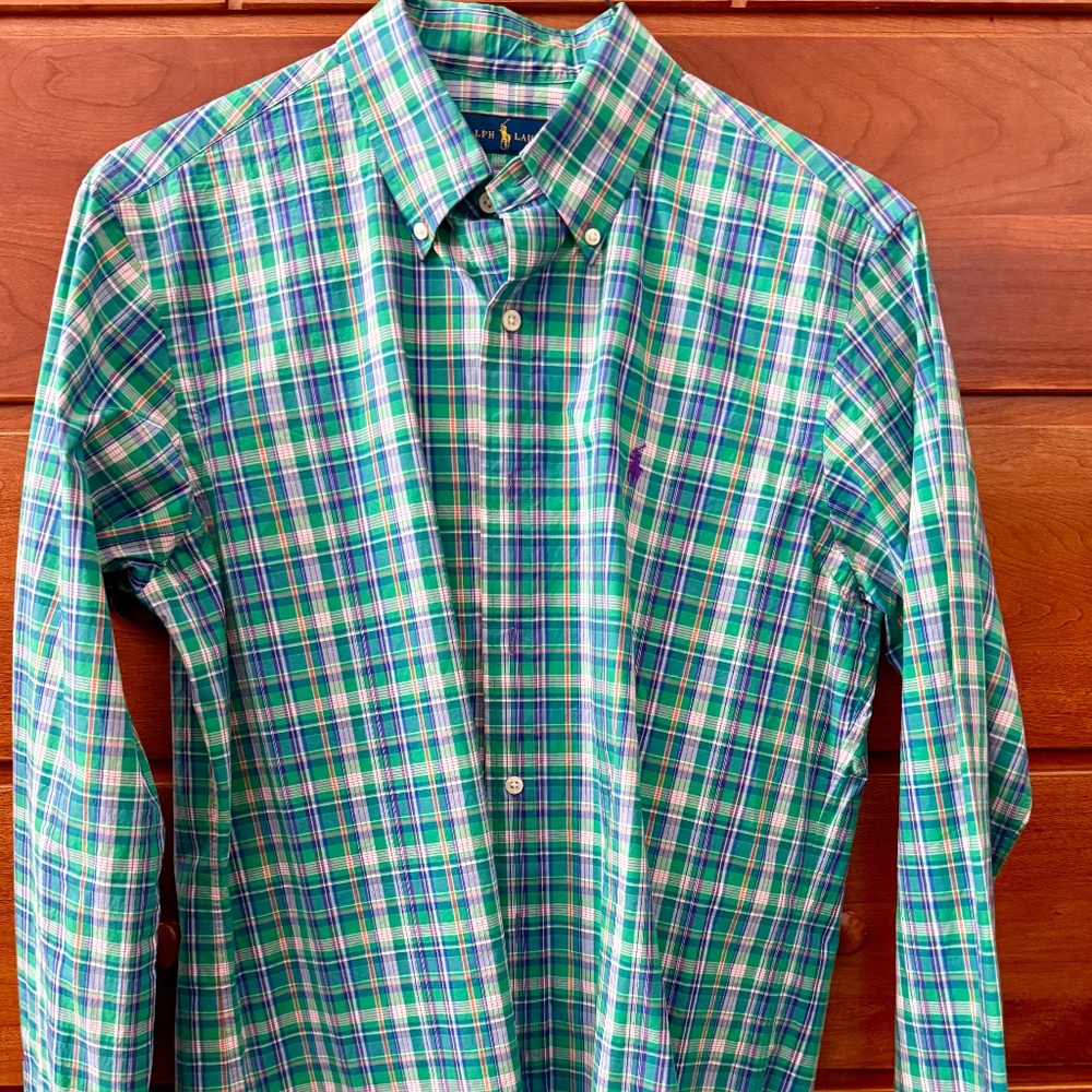 Mens Polo Ralph Lauren L/S button down - size M